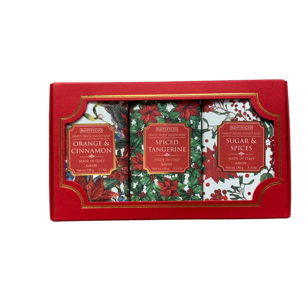 Hopificio Triple Milled Soap Lot of 3 Made In Italy new